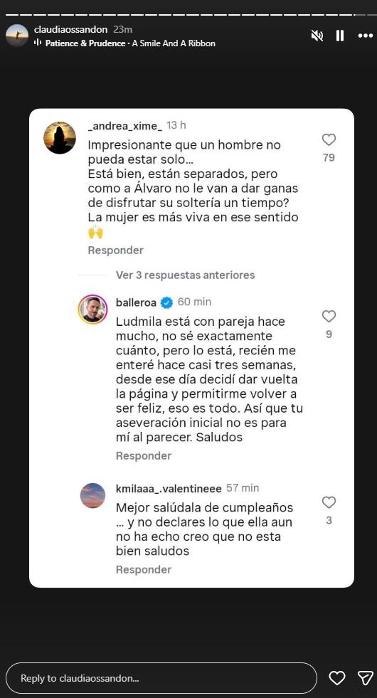 Álvaro Ballero responde sin filtros a comentarios por supuesta nueva relación | Instagram