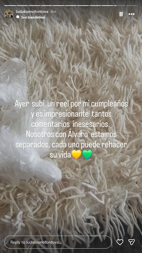 Álvaro Ballero dice que Ludmila Ksenofontova esta en una relación | Instagram