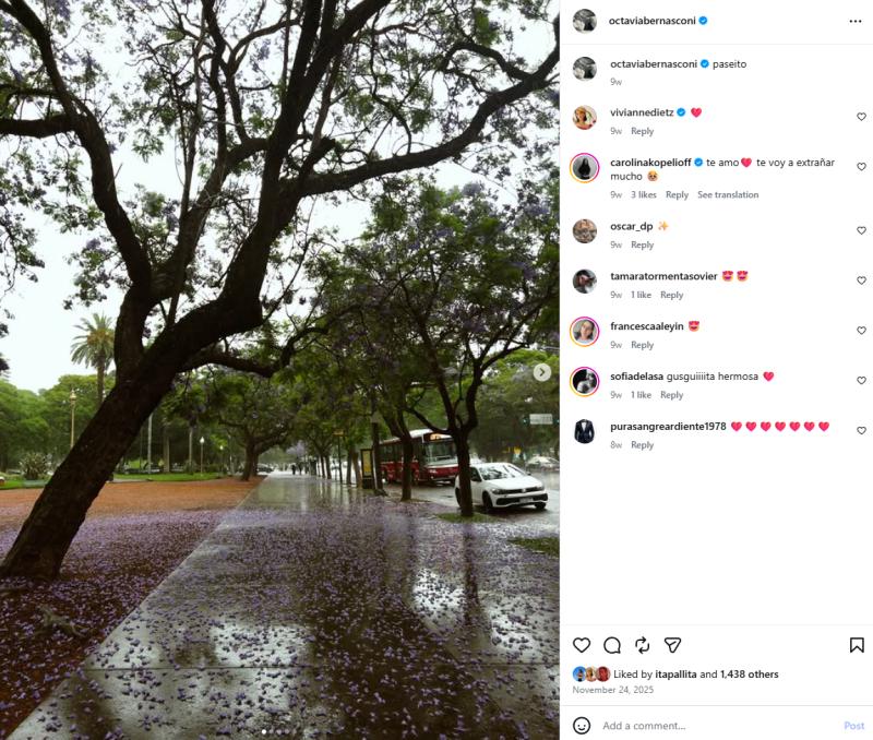 Foto compartida por Octavia Bernasconi | Instagram