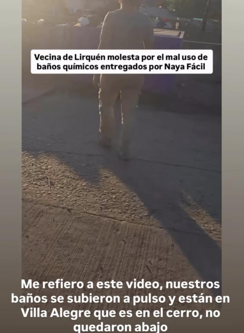 Explicación de Naya Fácil sobre su baño.