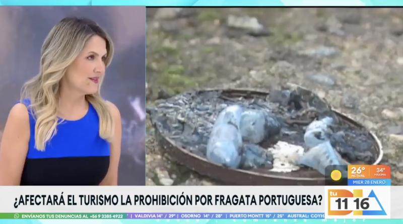Michelle Adam se refiere a la fragata portuguesa que afecta al litoral central.