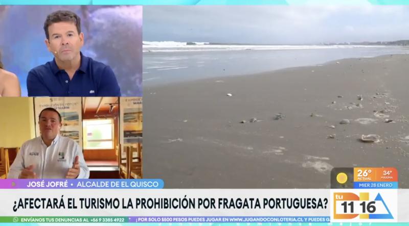 Alcalde de El Quisco se refiere a la fragata portuguesa.