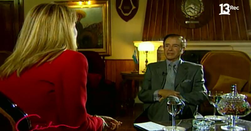 Cecilia Bolocco entrevista a Carlos Menem | La Noche de Cecilia, 1999