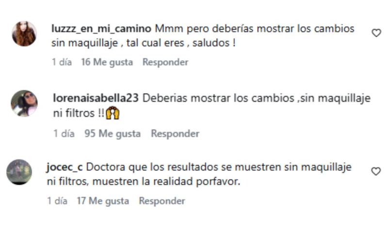 Comentarios post Julia Fernandes | Instagram