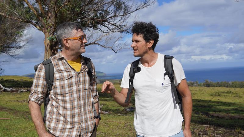 Felipe Braun en Sobre la Tierra. Créditos: 13C