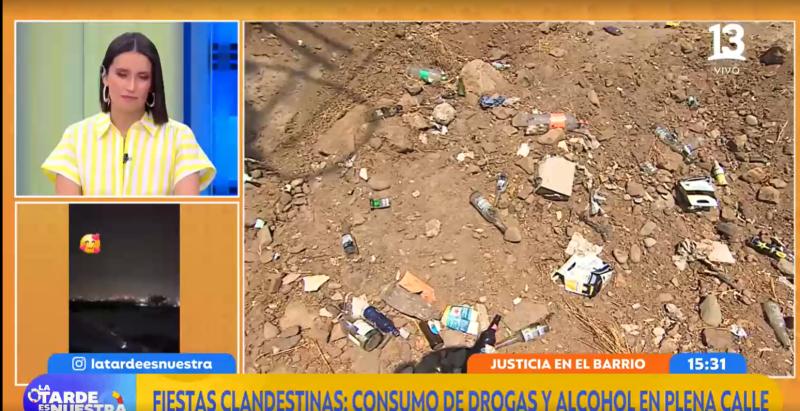 Fiesta clandestina en Peñalolén