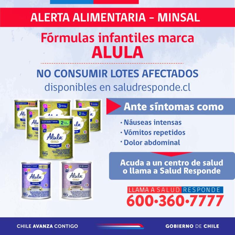 Alerta alimentaria por toxina en leche Alula - Salud responde
