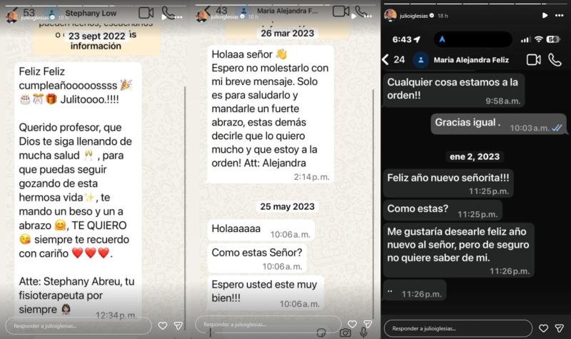 Historias Julio Iglesias | Instagram