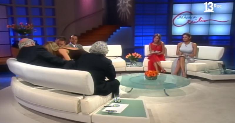 Las hermanas Campos en el programa La noche de Cecilia, 1999