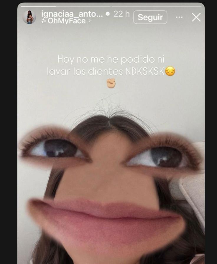 Descargo de Ignacia Antonia por la maternidad | Instagram