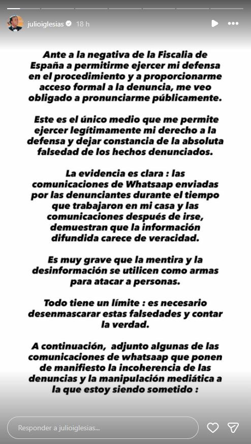 Julio Iglesias | Instagram