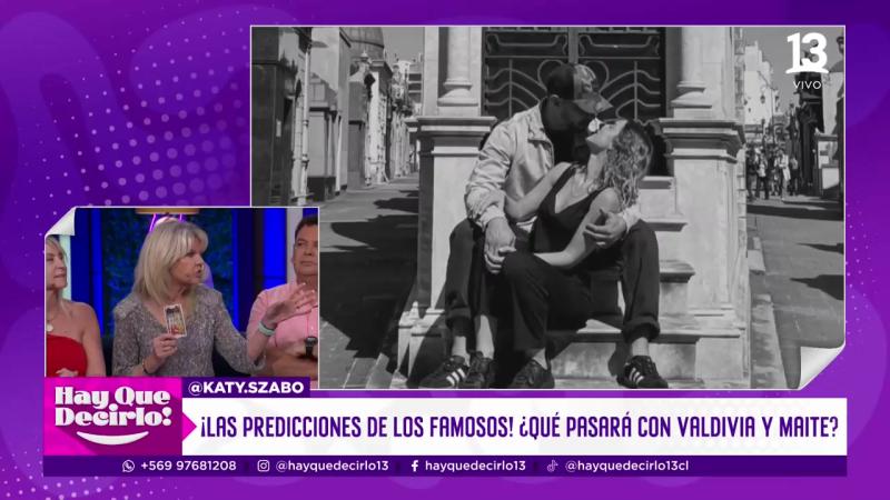 Katy Szabo predice destino de Jorge Valdivia y Maite Orsini
