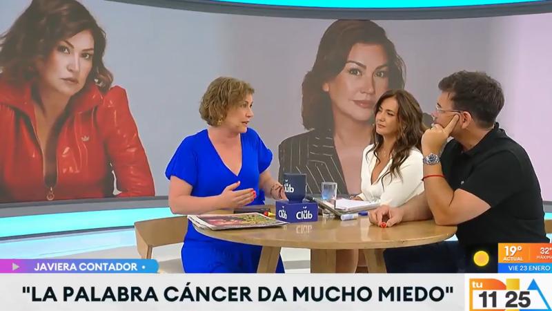 Javiera Contador con Priscilla Vargas y Nacho Gutiérrez en "Tu Día"