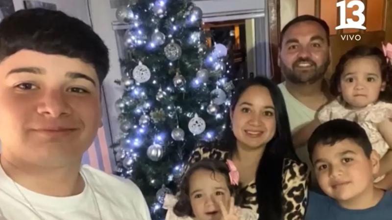 Martín, el niño héroe de Lirquén, y su familia