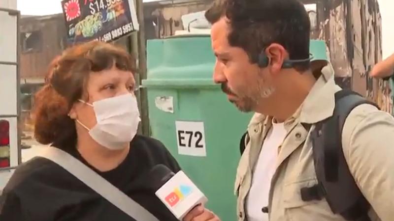 Rodrigo Pérez, notero de "Tu Día", en Lirquén