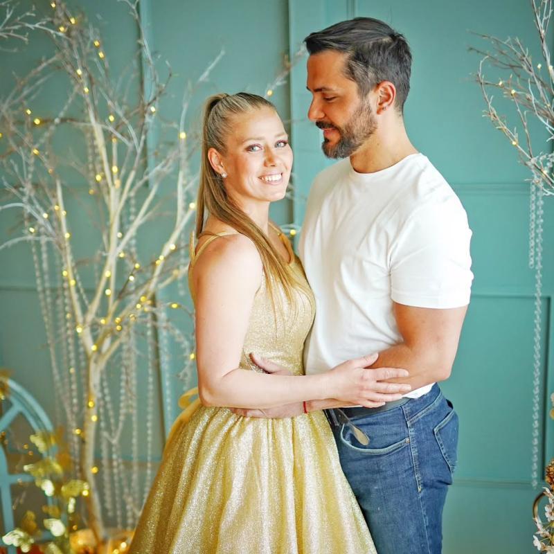 Ludmila Ksenofontova y Álvaro Ballero