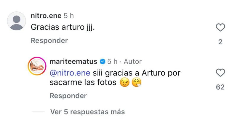 Marité Matus responde por comentario sobre Arturo Vidal | Instagram