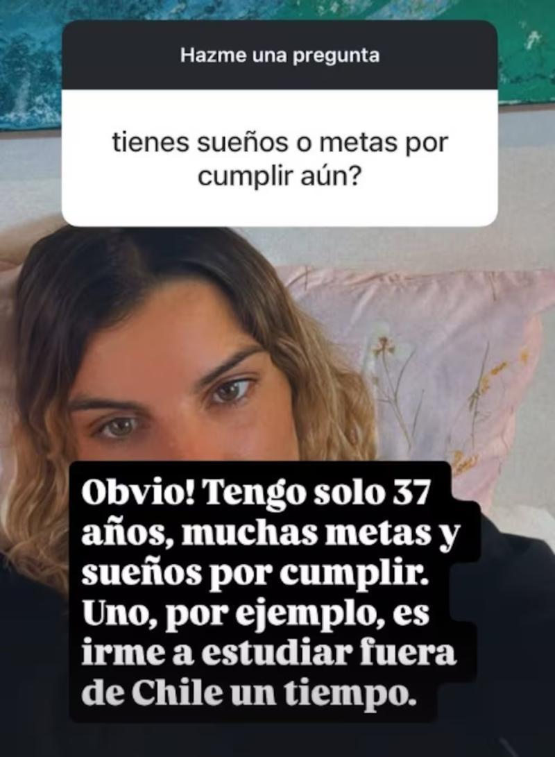 Respuesta de Maite Orsini en julio de 2025 | Instagram