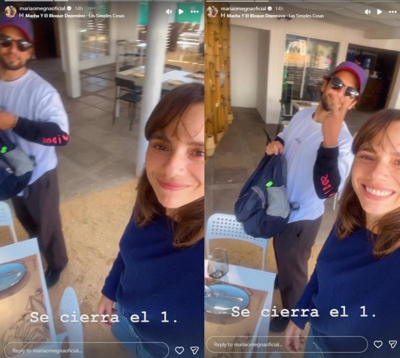 María Gracia Omegna y Max Salgado comparten registros | Instagram