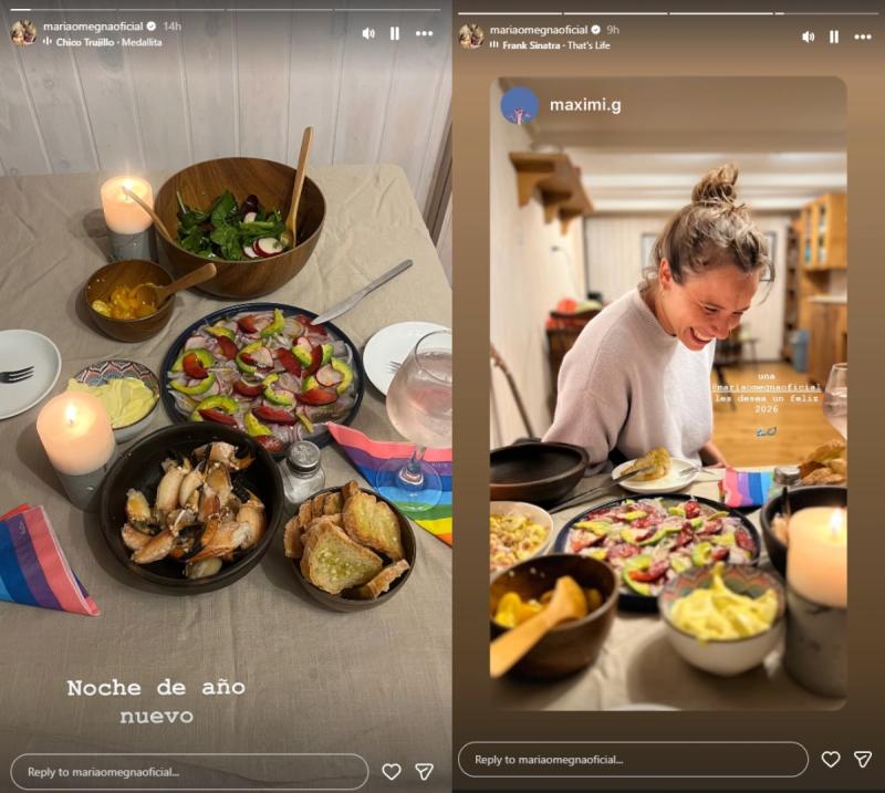María Gracia Omegna y Max Salgado comparten registros | Instagram
