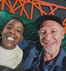 Martín Cárcamo junto a su hijo menor Mariano | Instagram