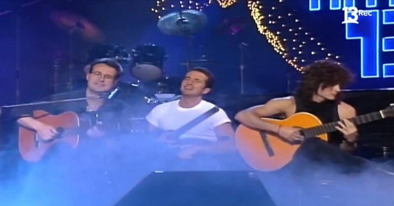 Los integrantes de Mecano en el programa Martes 13, 1992