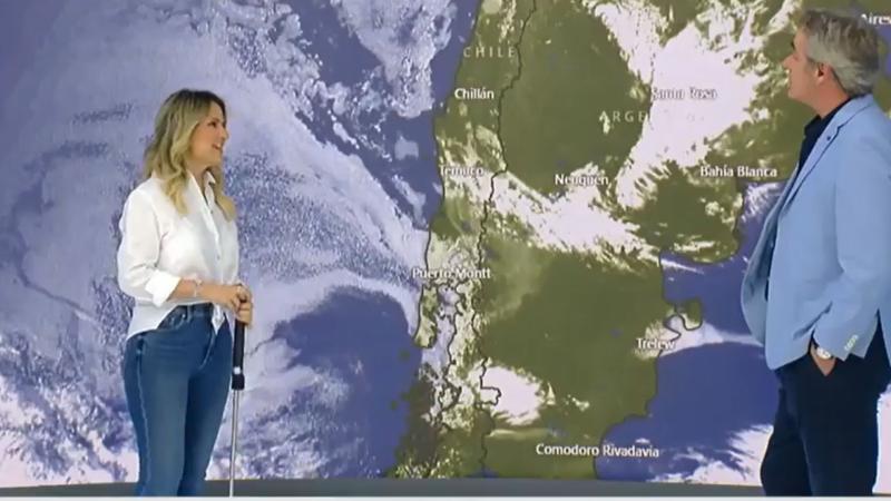 Michelle Adam anuncia lluvia para este jueves