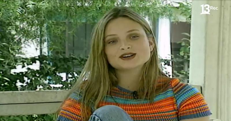 La cantante Nicole en el programa Venga Conmigo, 1995