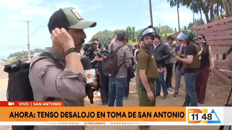 Desalojo megatoma de San Antonio | Tu Día