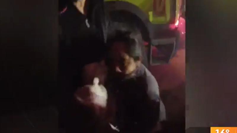 Incendios en Penco: Mujer salva a sus mellizas gracias a los bomberos