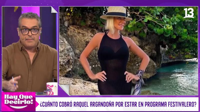 Manu González hablando de Raquel Argandoña en "¡Hay que decirlo!"