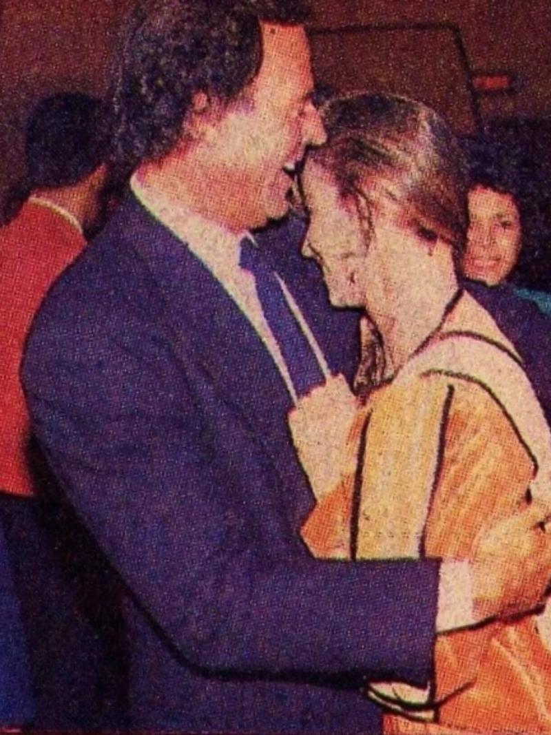Pilar Cox y Julio Iglesias