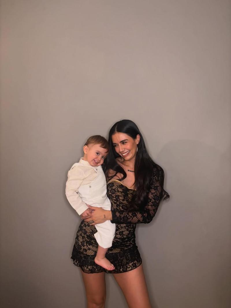 Steffi Méndez junto a su hijo Gio - Instagram