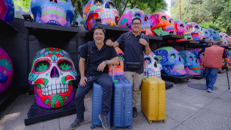 Pancho Saavedra y Jorge Zabaleta en "Socios por el mundo"