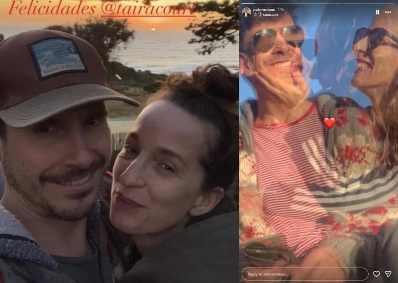 Exesposa de Alfredo Castro, Taira Court, y su nueva pareja, Álvaro Espinoza | Instagram