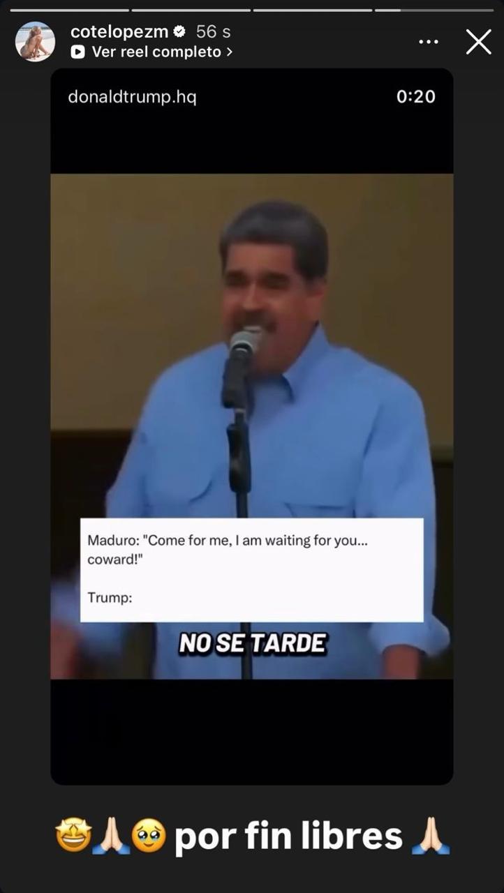 Historia de Coté López | Instagram