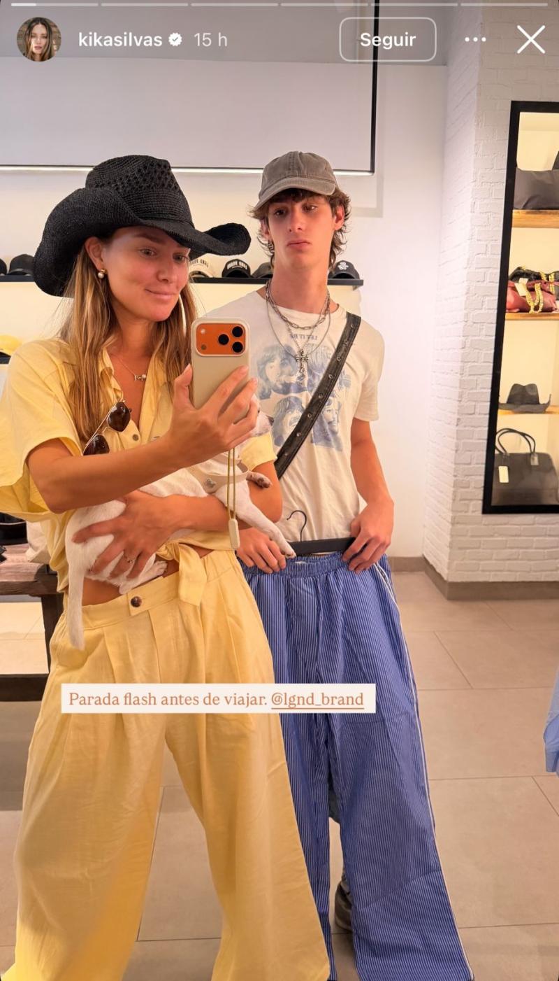 Historia de Kika Silva junto a Silvestre | Instagram