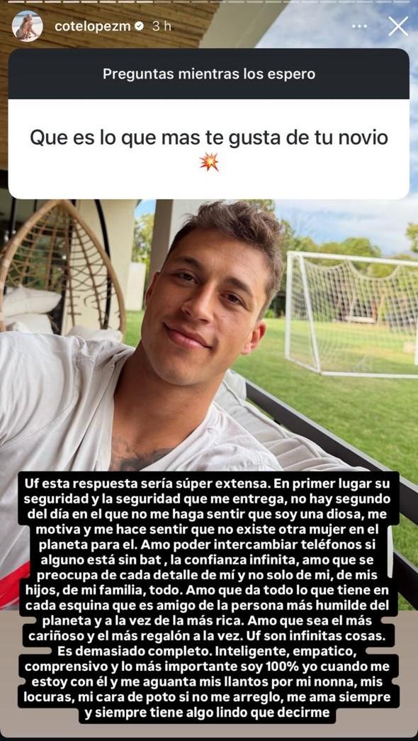 Historia de Coté López | Instagram