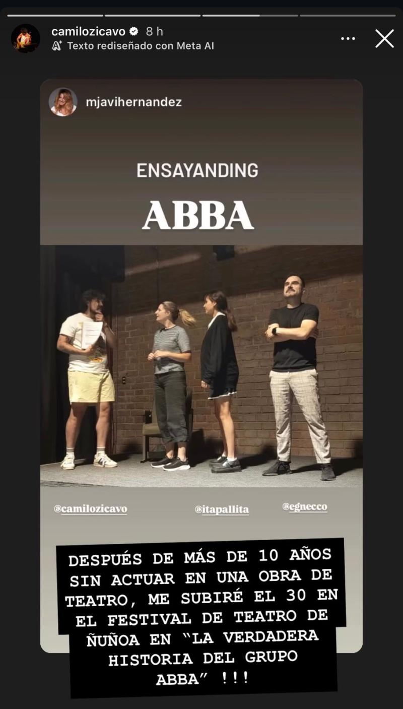 Camilo Zicavo anuncia importante proyecto con su pareja - Instagram