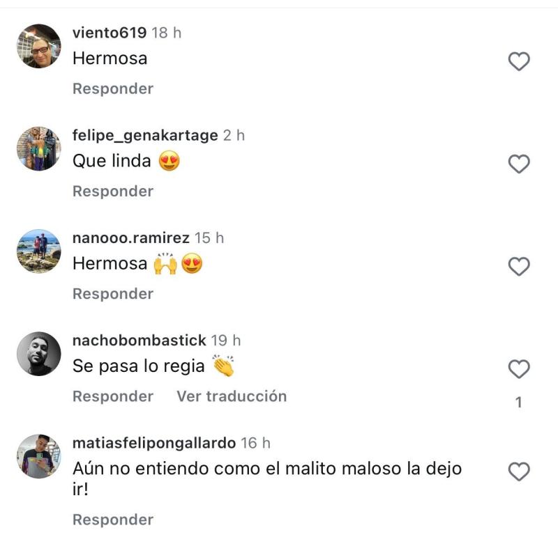 Comentarios en foto de Roxana Hernández | Instagram