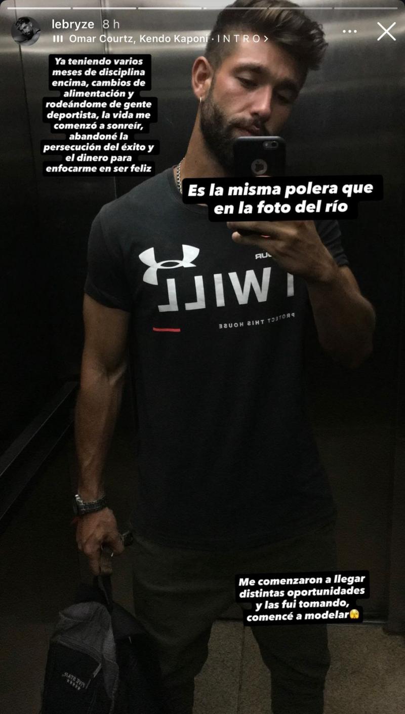 El cambio físico de Diego Bazaes, pareja de Skarleth Labra - Instagram