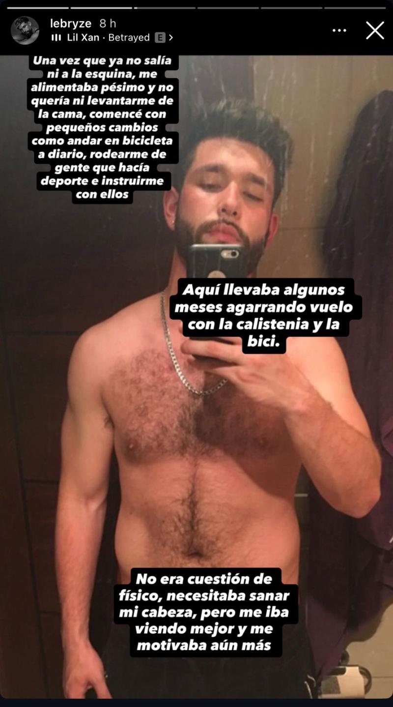 El cambio físico de Diego Bazaes, pareja de Skarleth Labra - Instagram