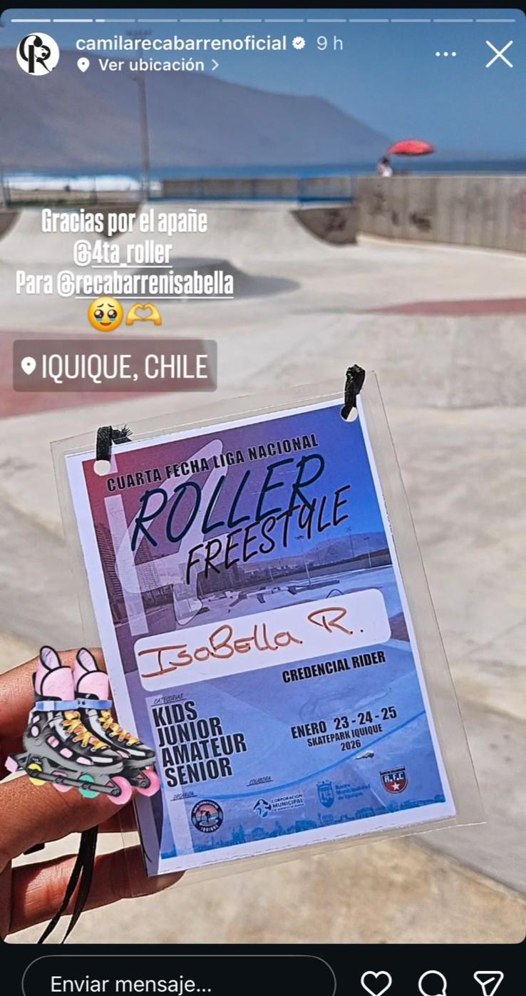 Camila Recabarren presume talento de su hija Isabella - Instagram