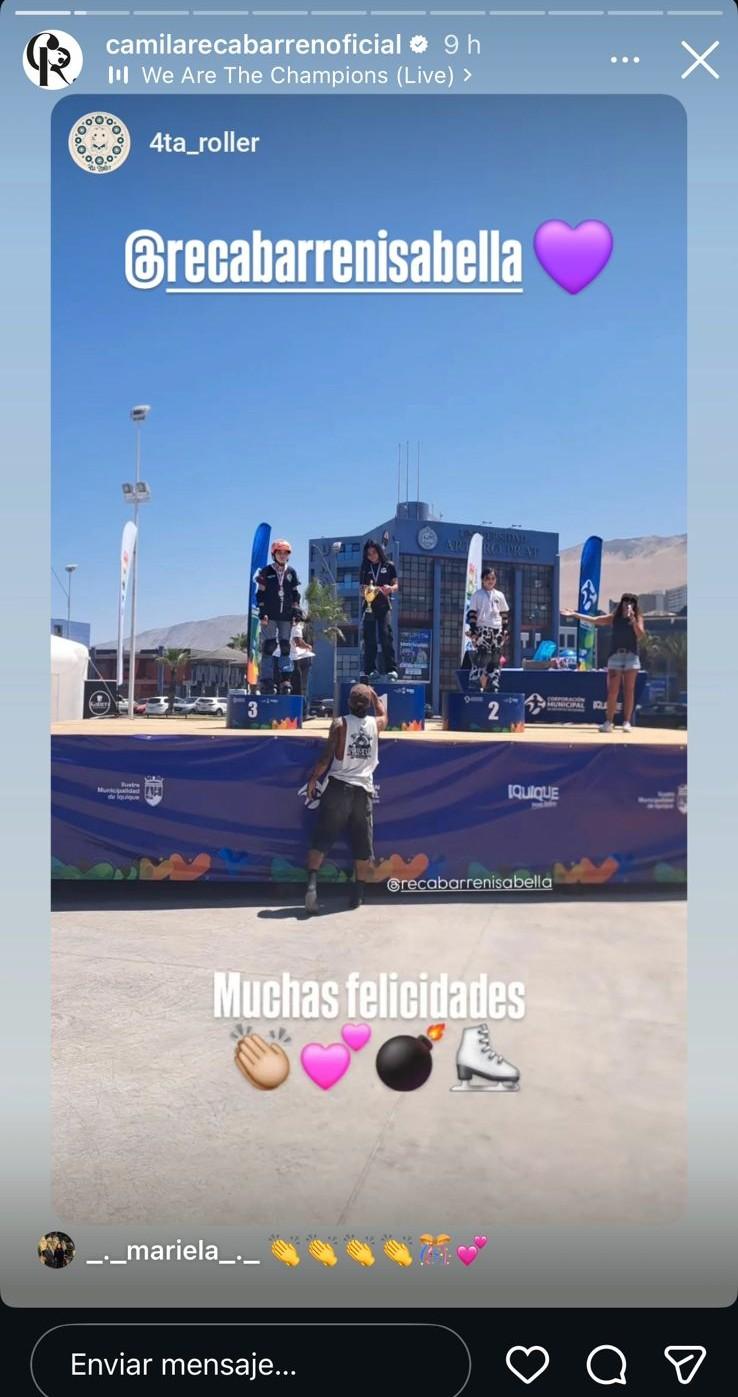 Camila Recabarren presume talento de su hija Isabella - Instagram