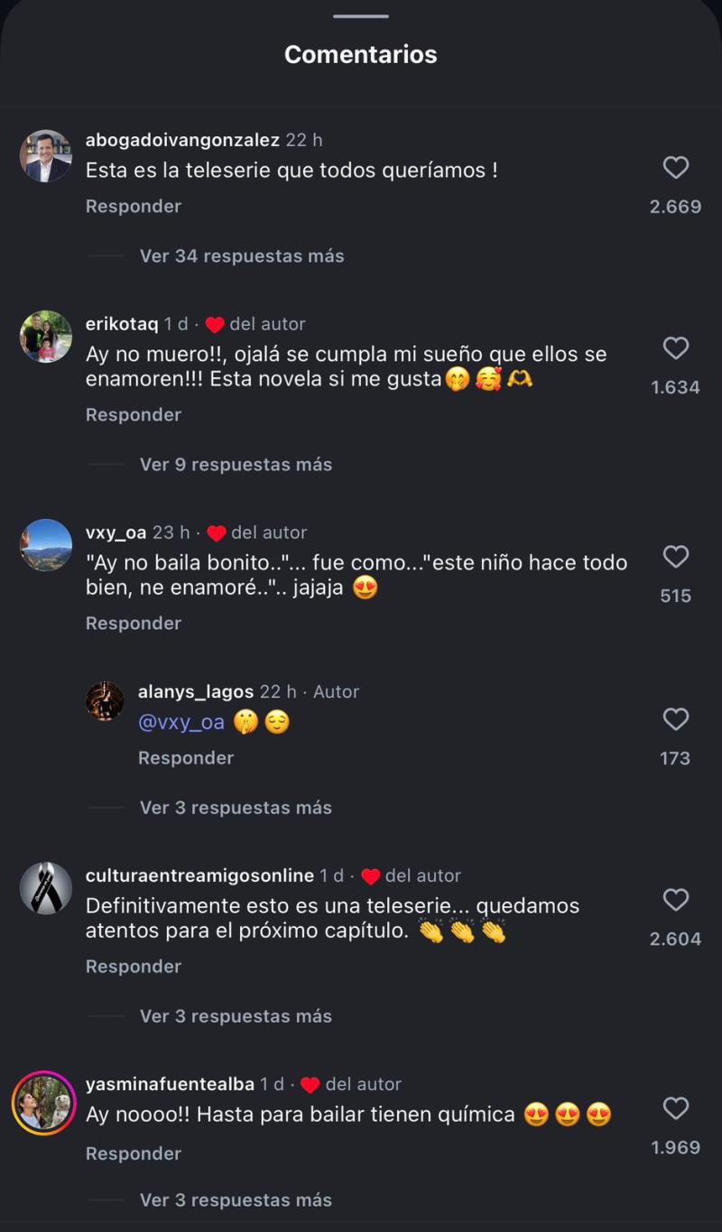 Reacciones que generó el video de Alanys Lagos junto a Ignacio Ormazabal - Tiktok
