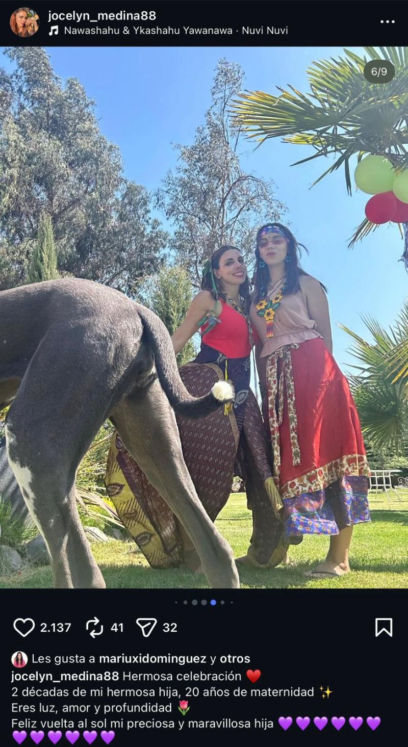 Hija de Jocelyn Medina cumplió 20 años - Instagram