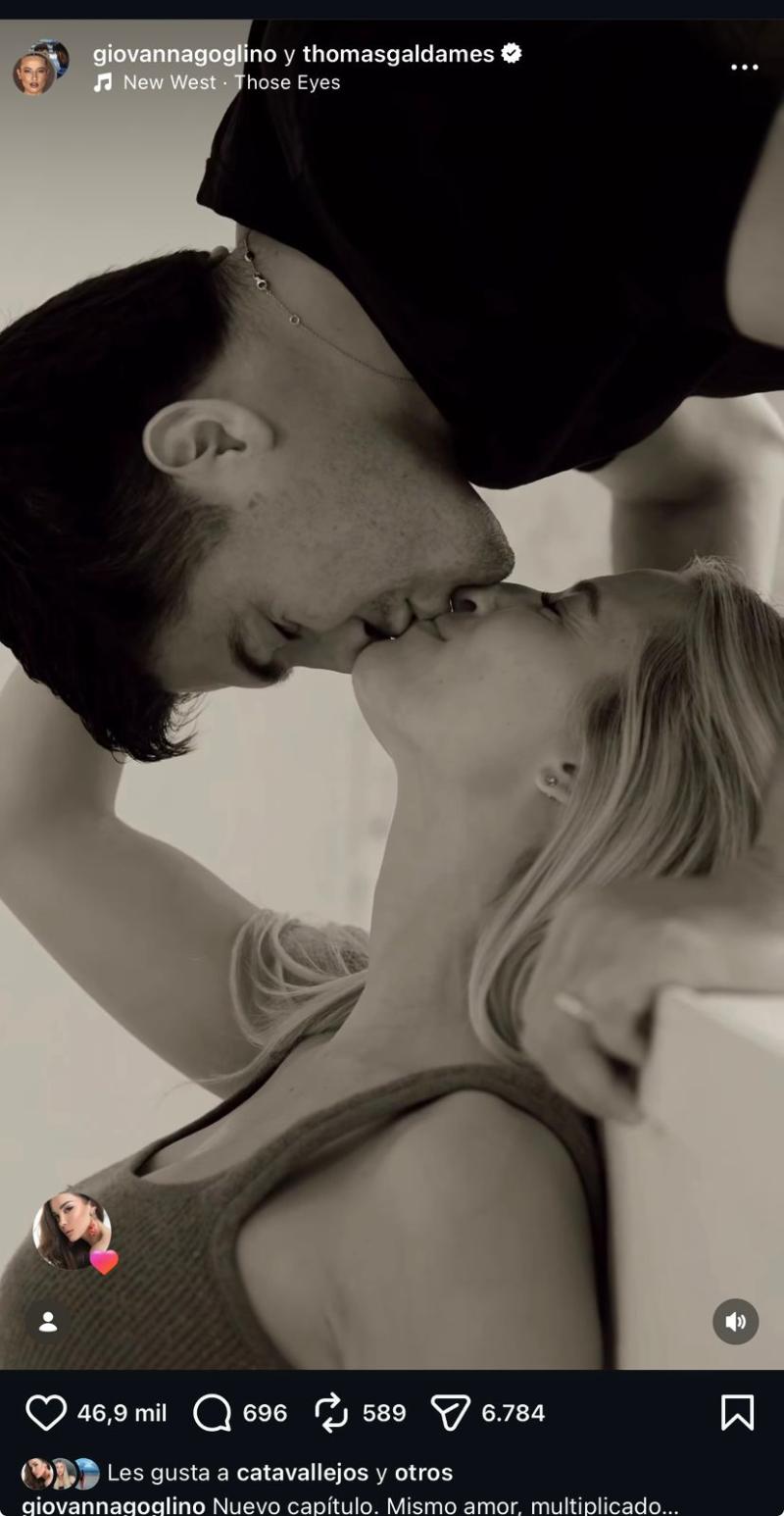 Cata Vallejos reaccionó al embarazo de su excuñado Thomas Galdames - Instagram