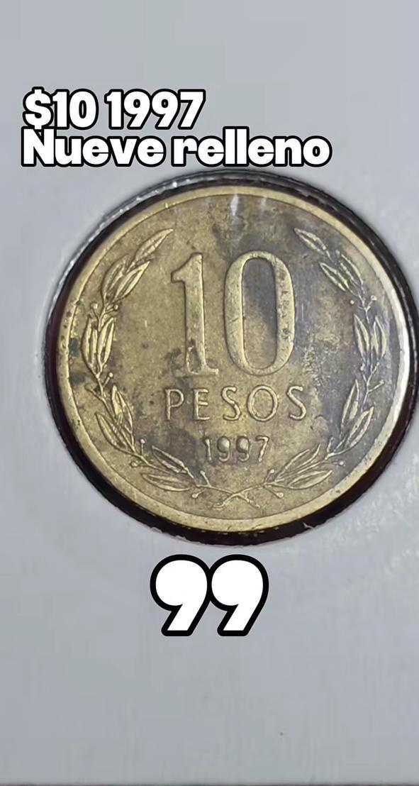 Las monedas de $10 más buscadas por los coleccionistas - Error Coins Chile