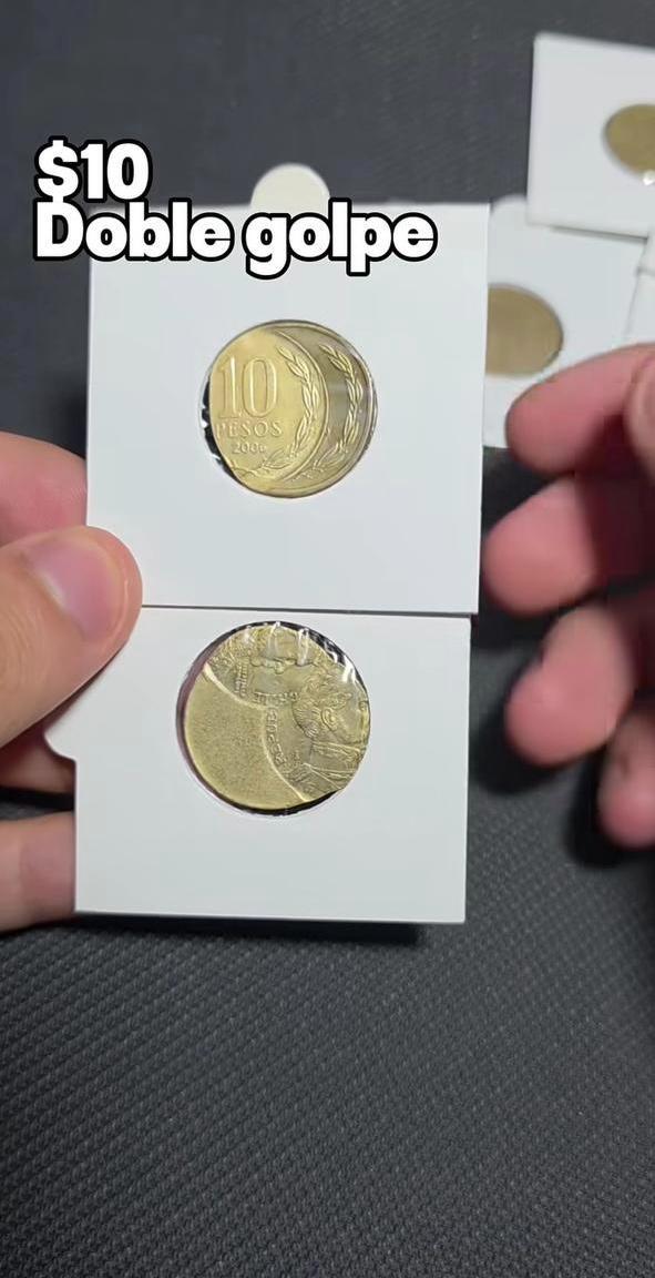 Las monedas de $10 más buscadas por los coleccionistas - Error Coins Chile