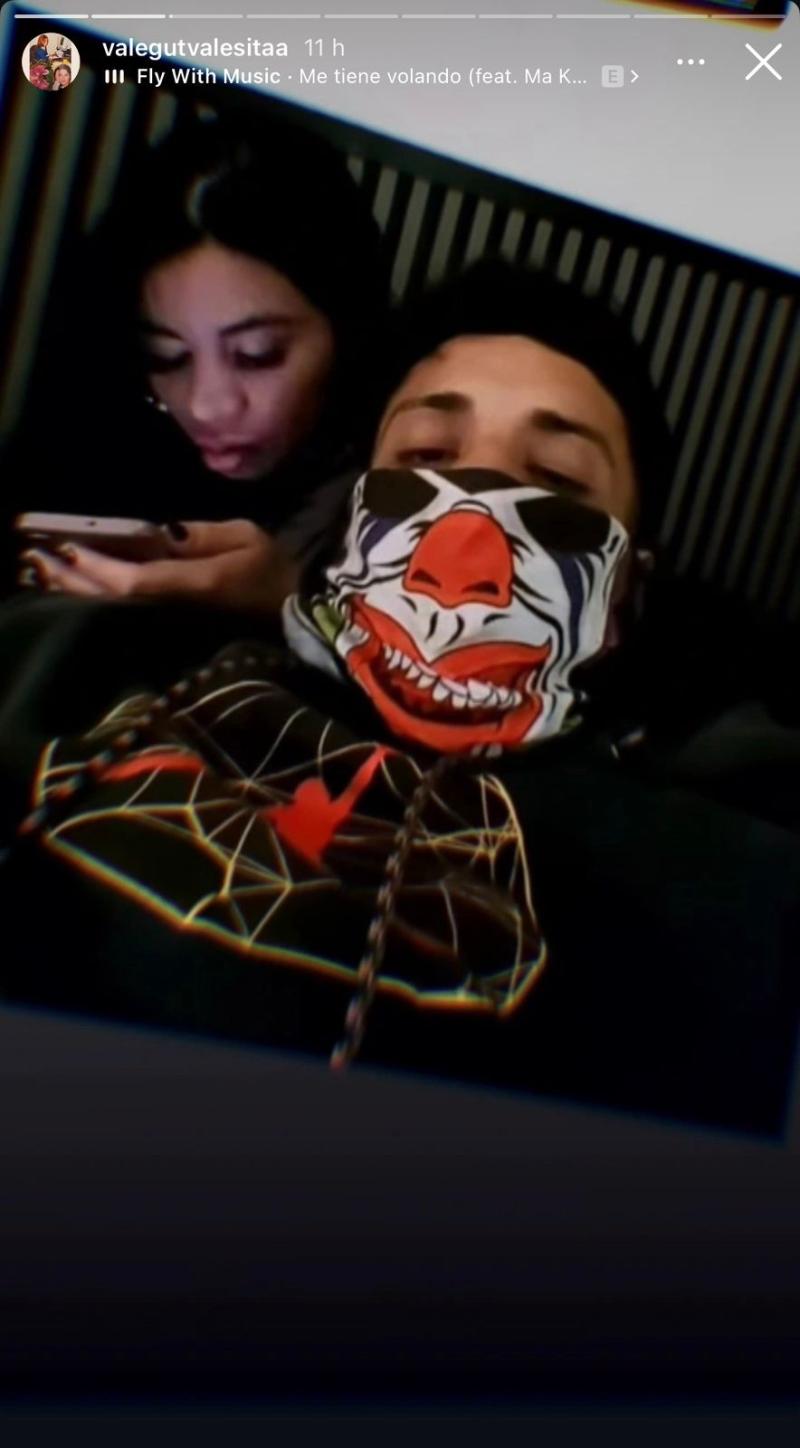 Vale Gut junto a su pareja - Instagram